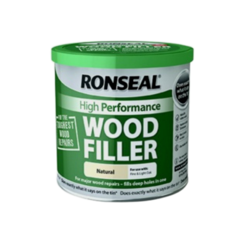 Ronseal High Performance Wood Filler Natural 1kg Mahoneys Builders